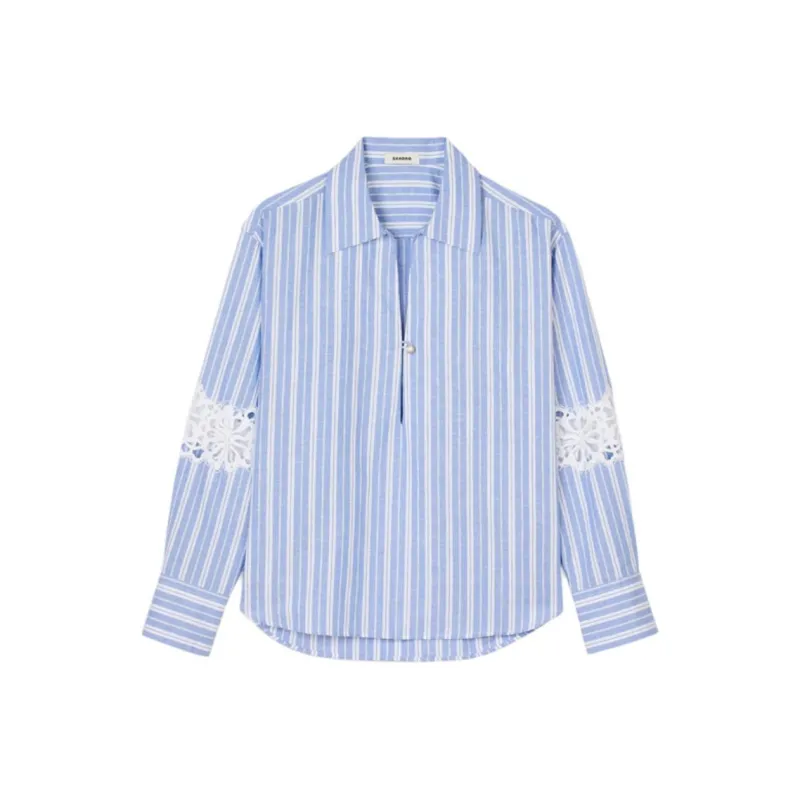 Sandro Organic Cotton linen Shirt-0