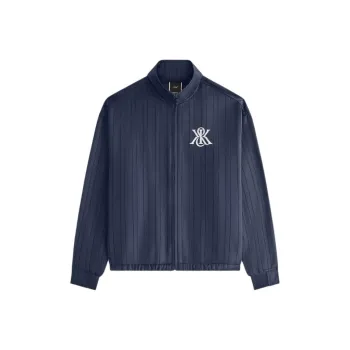 KITH Wrenley Satin Crest Track Jackets Coats Women's Nighttime