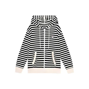 Hush Puppies Cardigan Sweatshirt Women's Black White