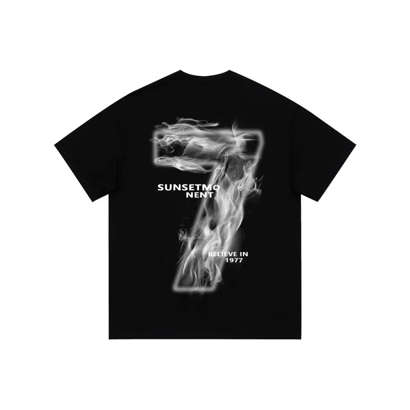 SUNSETMONENT Short Sleeved T Shirts Unisex-0