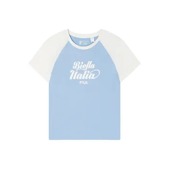 FILA Lifestyle Raglan Sleeve T Shirt Women's Afternoon Blue LB
