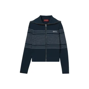 GUCCI Jackets & Coats Women's Marine Blue