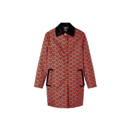 VERSACE Coats Women's Red