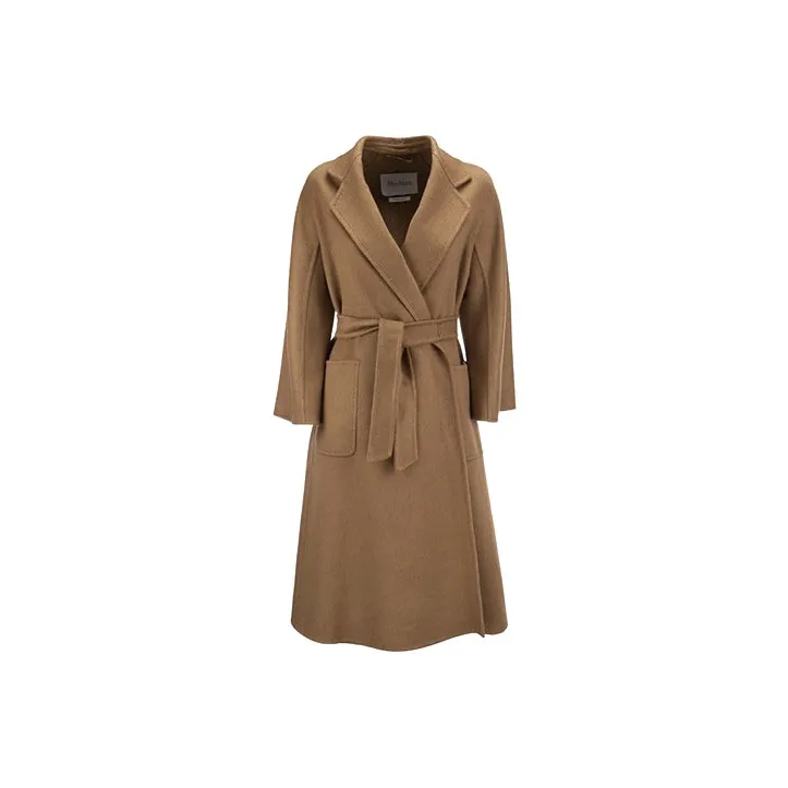 MaxMara Coat Women's Gray Brown-0