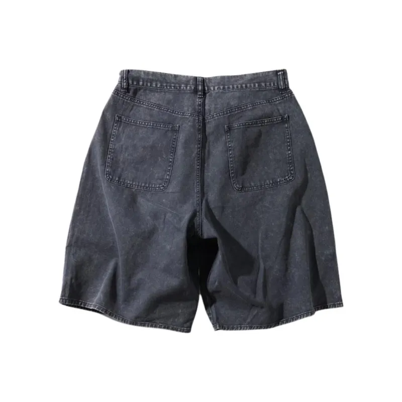FREAK'S STORE Denim Shorts Men's Charcoal Gray-1