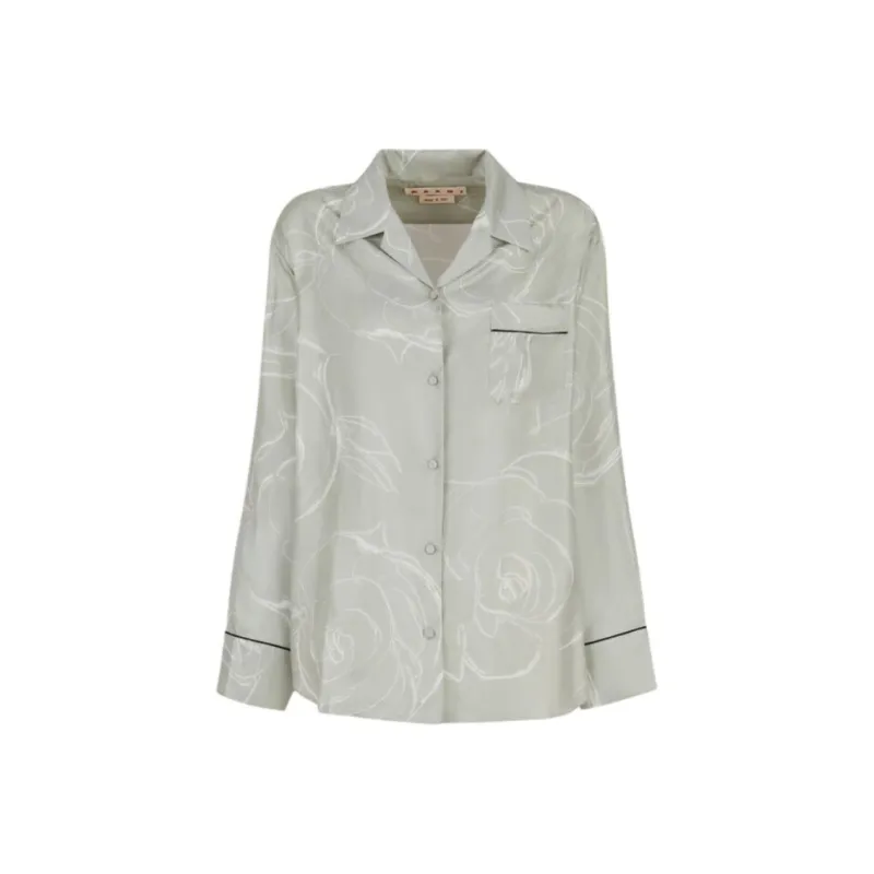 MARNI Shirt Women's Floral Green-0