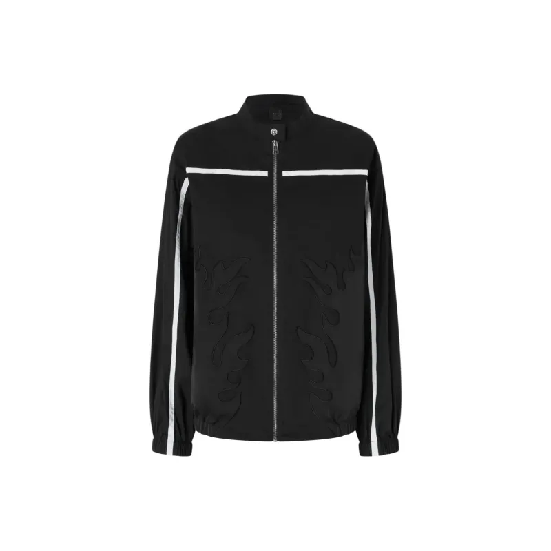 PINKO Flame Patch Bomber Jacket-0