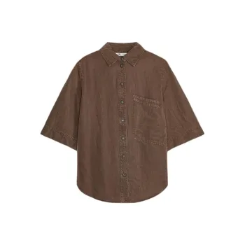 ZARA ZW Series Shirt Women's Brown