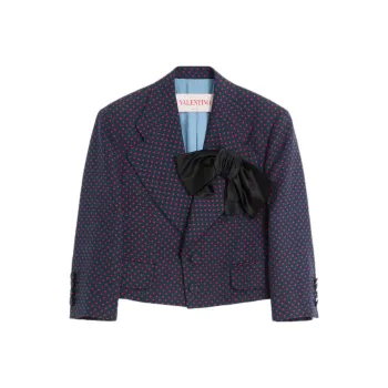 Valentino Shantung Blazer