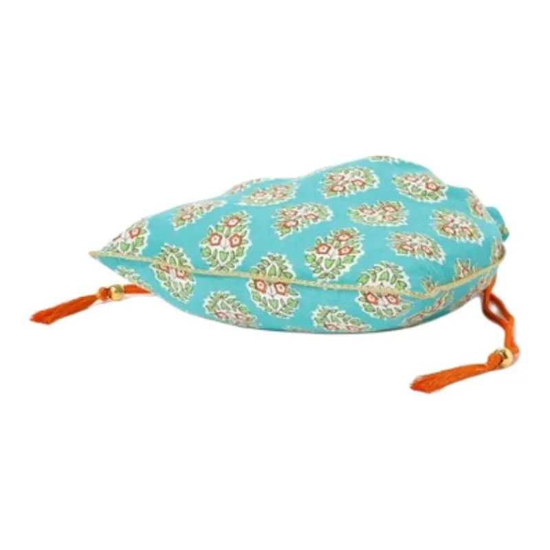 Beams Cotton Storage Bag Women's Yellow/Blue-6
