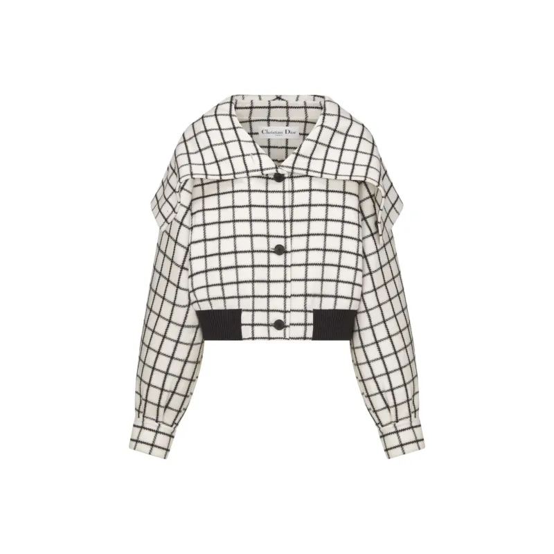DIOR FW24 Jackets & Coats Women's Black White-0