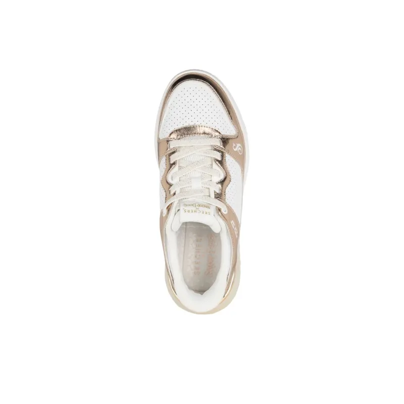 Snoop Dogg x Skechers Sizzle Slip Resistant Low Top Casual Shoes Women's White-3