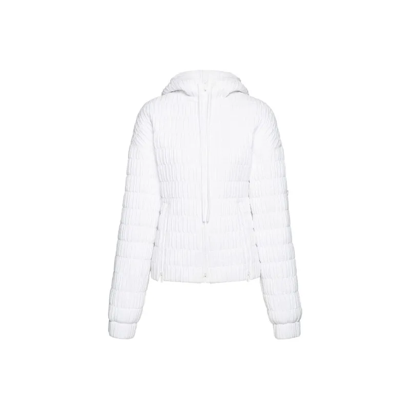 Ferragamo Quilted Hooded Bomber Jacket-0