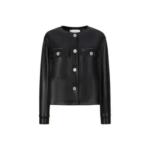 JZ. ANNAKRO Jackets Coats Women's Plain Black
