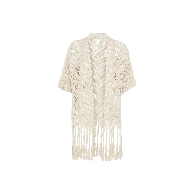 Brunello Cucinelli Opera Macramé Cardigan-0