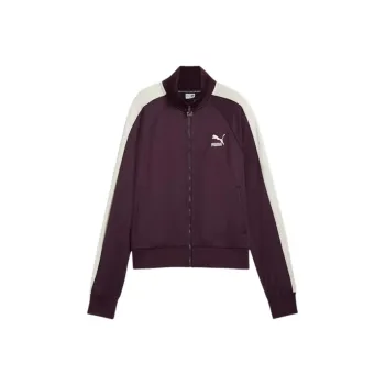 PUMA Iconic T7 Track Jackets Coats Women's Midnight Plum
