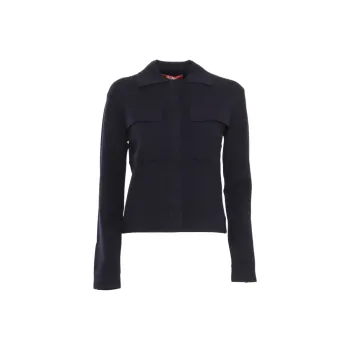 MaxMara Studio Jackets & Coats Women's Marine Blue