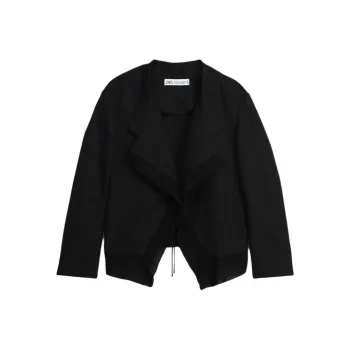 ZARA Jackets & Coats Women's Black