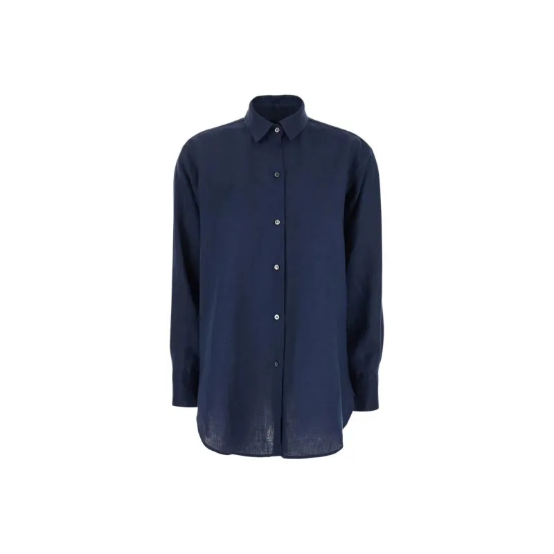 BE PLAIN Shirts Women's Blue-0