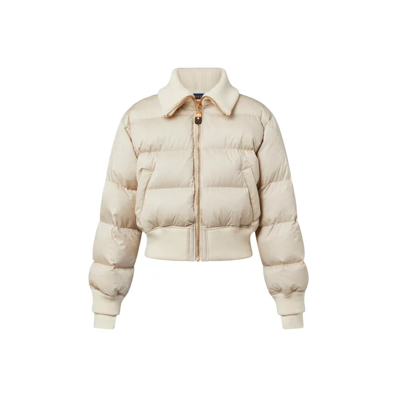 LOUIS VUITTON 1AC0OL Cropped Monogram Puffer Jacket-0
