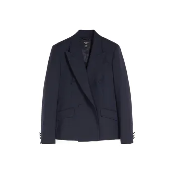 WEEKEND MaxMara Business Suits Coats Women's Blue