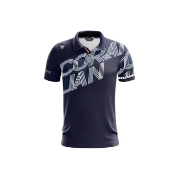 CORALIAN Polo Shirt Women's Marine Blue/White