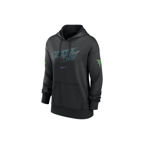Nike MLB Collaboration Tampa Bay beanie Sweatshirt Tampa Bay Lightning Women's Black
