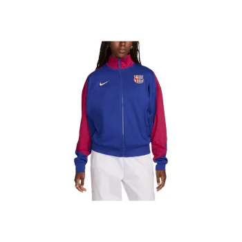 Nike FCAcademy FW24 Pro Home Dri-FIT Football Anthem Jackets Coats Women's Dark Royal Blue Red