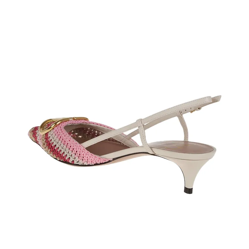 Valentino VLogo Signature Pointed Toe Pumps-3