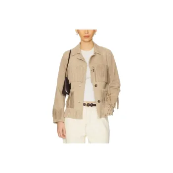 GRLFRND Jackets Coats Women's Beige