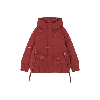 Mo Han Yi Mei Down Jacket Women's Maroon