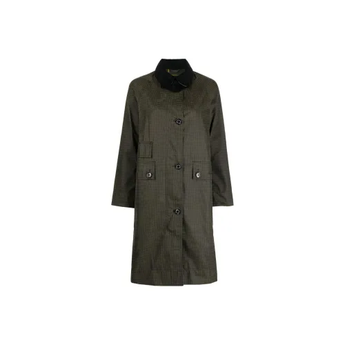 BARBOUR Coats Women's Olive Green