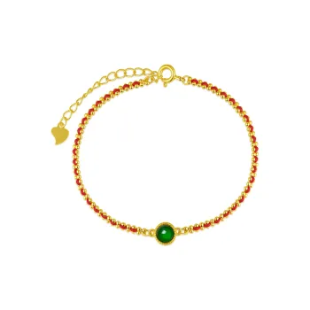 MINTLEAF S925 Silver Bracelets Women's Red