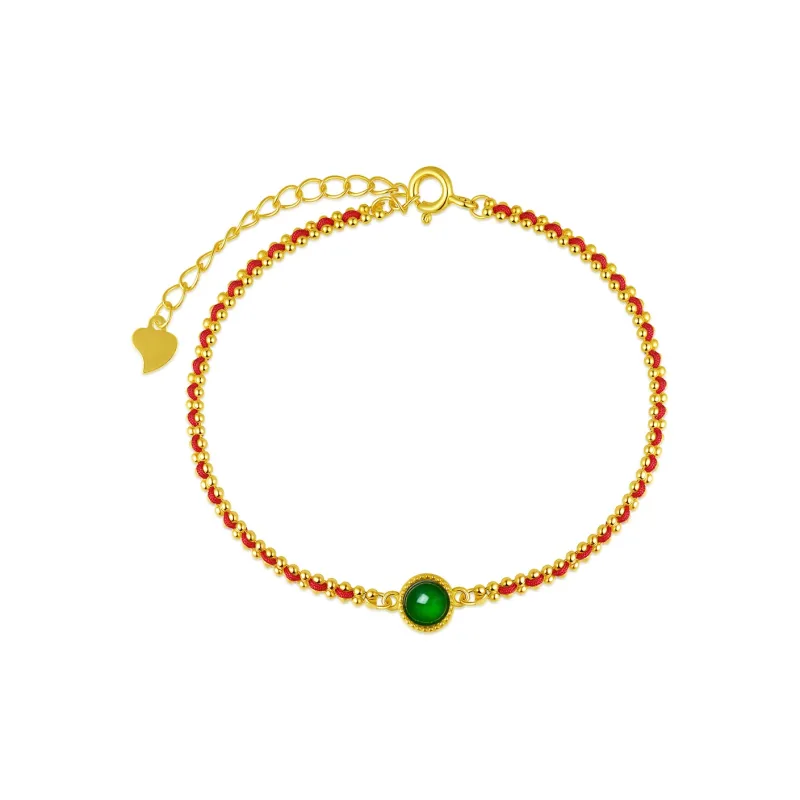 MINTLEAF S925 Silver Bracelets Women's Red-0