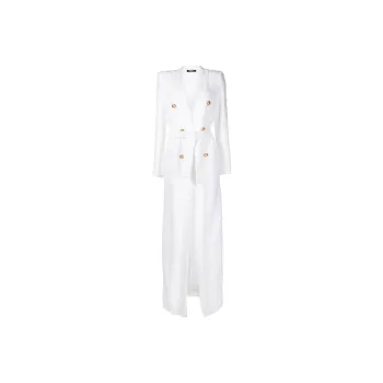 BALMAIN Business Suits Women's White