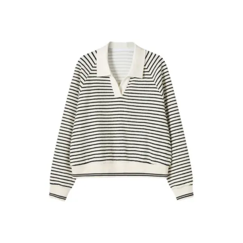 SHUXI Knitwear Women's Stripes Prelude