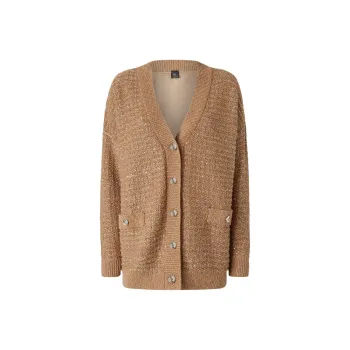 PINKO Metallic threading Cardigan