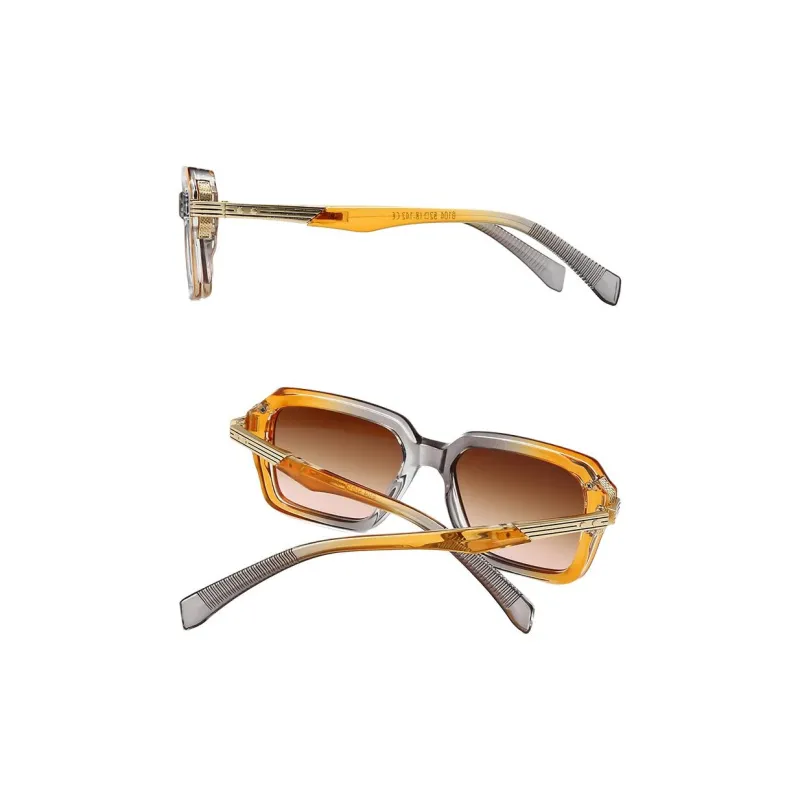 JEANSWEST Metal Square Sunglasses Unisex-17