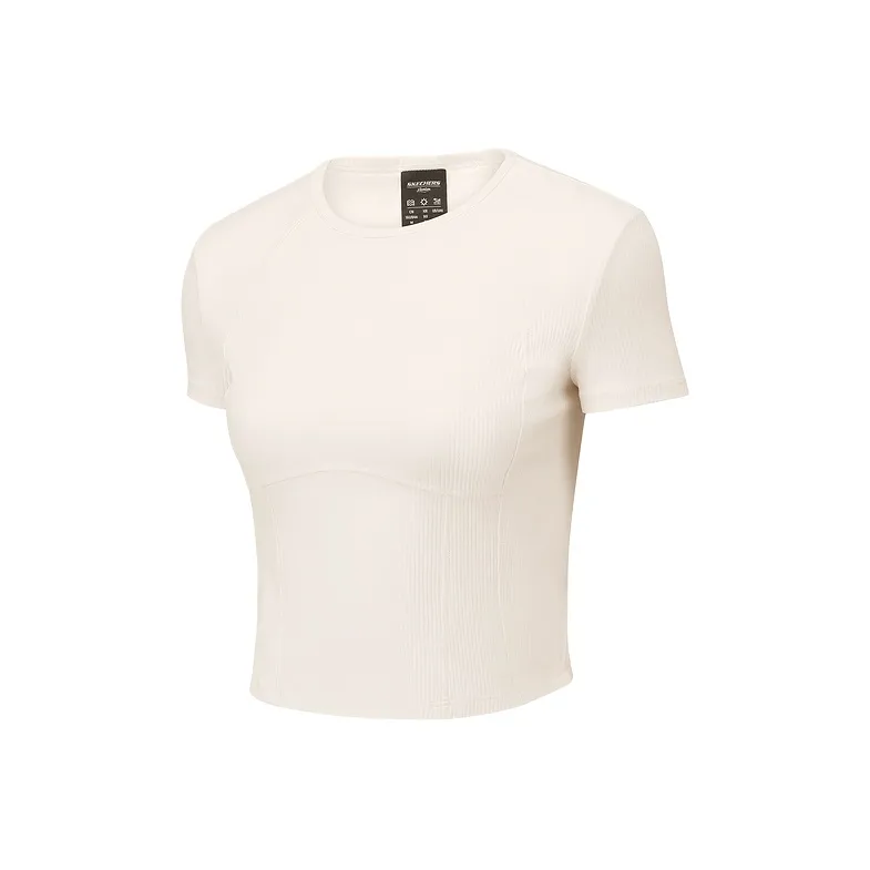 Skechers Freedom Series Regular T Shirt Women's Gardenia Color-0