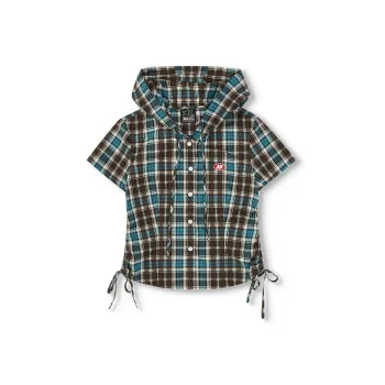 RASS Shirt Women's Dark Blue Plaid