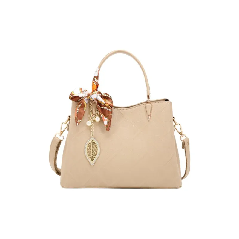 PAYOT Microfiber Synthetic Leather Shoulder Bag, Crossbody Bag, Handbag Women's Burgundy/Khaki/Black-5