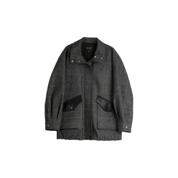 ELLE Jackets Coats Women's Dark Gray