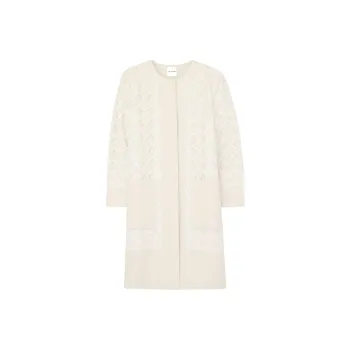 St. John Guipure Cotton-blend Lace Jacket