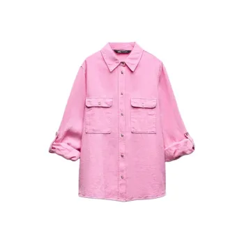 ZARA Shirts Women's Medium Pink