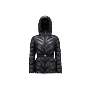 Moncler Argenno Belted Down Jacket
