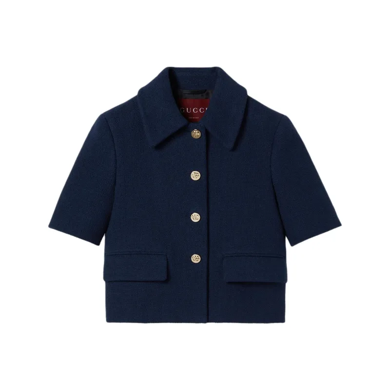 GUCCI Jackets Coats Women's Dark Blue-0