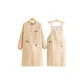 Canvas Gown+Apron Cute Cat[Yellow]