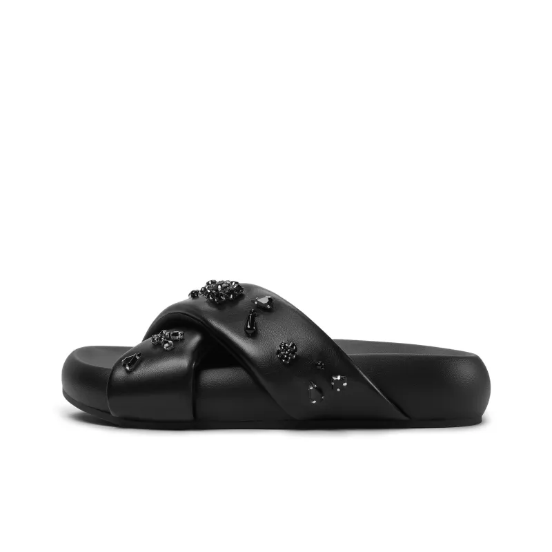 CHARLES&KEITH Composite Sole Slide Slippers 3.5cm Women's-5