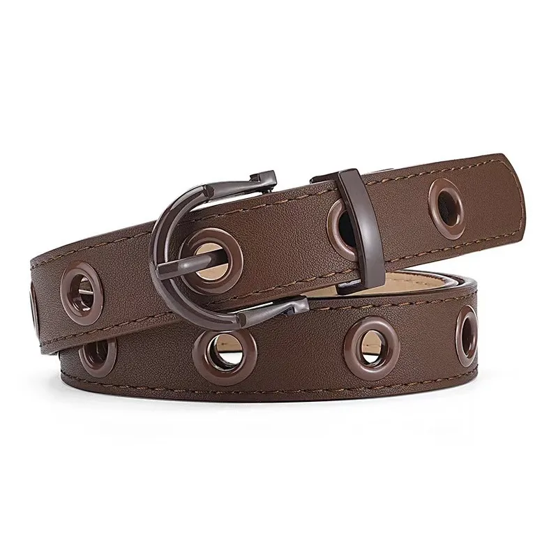 IOTS PU Leather Belts Unisex 2.4CM-3