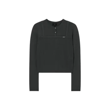 COVERNAT Knitwear Women's Charcoal Gray